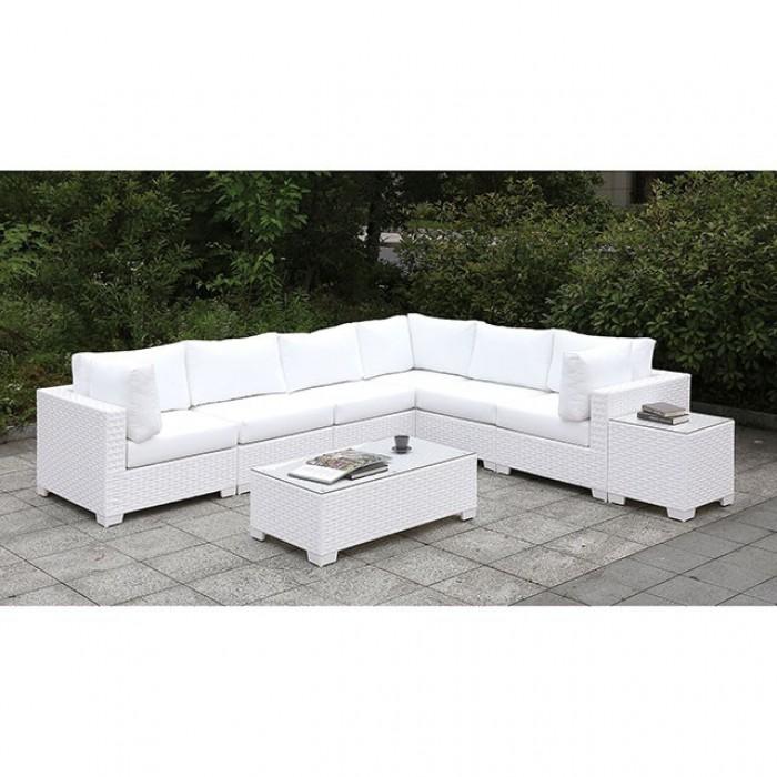  Furniture of America Outdoor Seating Sets CM-OS2128WH-SET10 IMAGE 1