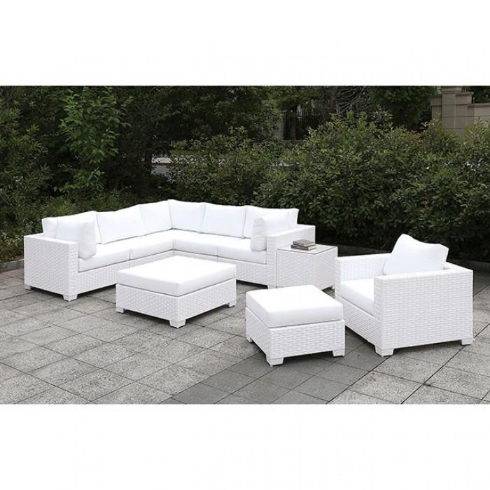  Furniture of America Outdoor Seating Sets CM-OS2128WH-SET18 IMAGE 1