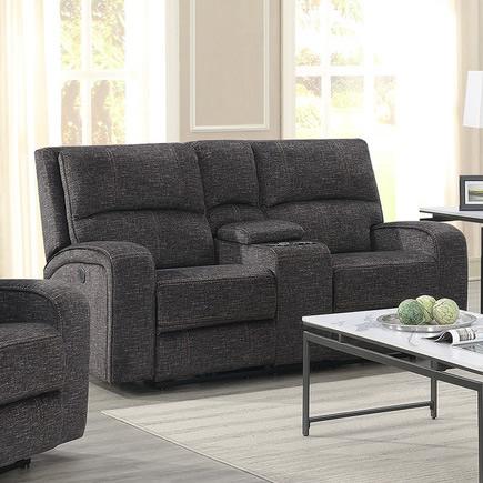 Generation Trade Solaris 604021 Fabric Loveseat - Grey IMAGE 1