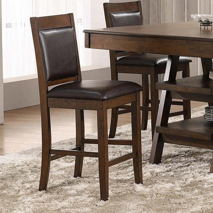 Coaster Furniture Dewey 115209 Upholstered Counter Chair - Walnut IMAGE 8