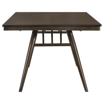 Coaster Furniture Wes 115271 Rectangular 80-inch Wood Dining Table - Dark Walnut IMAGE 3