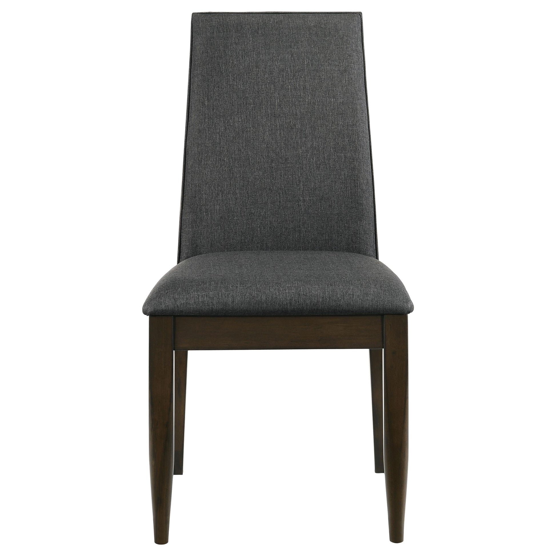 Coaster Furniture Wes 115272 Upholstered Dining Side Chair - Dark Walnut IMAGE 2