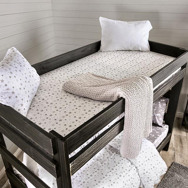  Furniture of America Arlette AM-BK100BK-BED-SLAT Twin/Twin Bunk Bed IMAGE 4