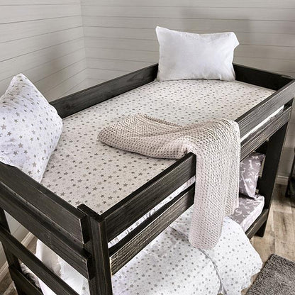  Furniture of America Arlette AM-BK100BK-BED-SLAT Twin/Twin Bunk Bed IMAGE 4