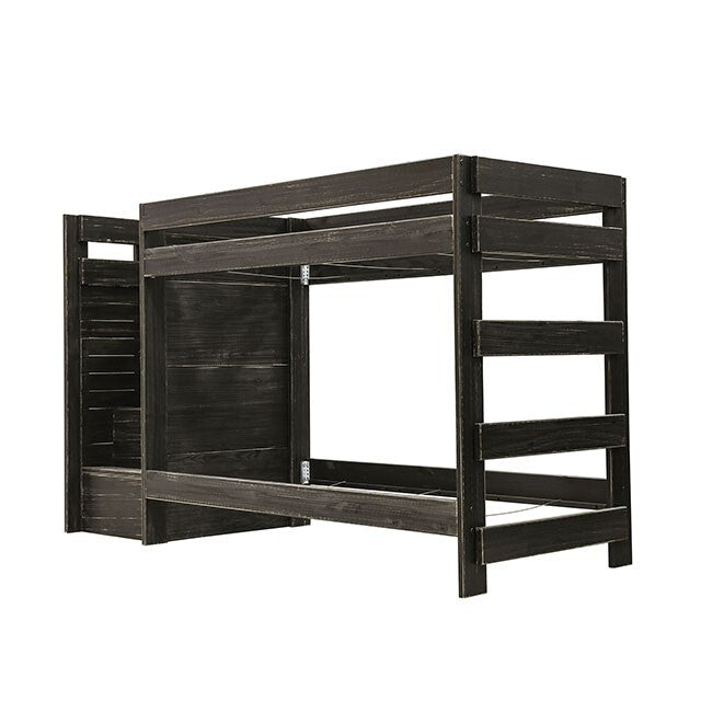  Furniture of America Ampelios AM-BK102BK-BED-SLAT Twin/Twin Bunk Bed IMAGE 2