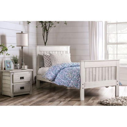 Furniture of America Rockwall AM7973WH-T-BED Twin Bed IMAGE 2