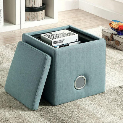 Furniture of America Rythmo CM-AC122BL Speaker Ottoman IMAGE 2