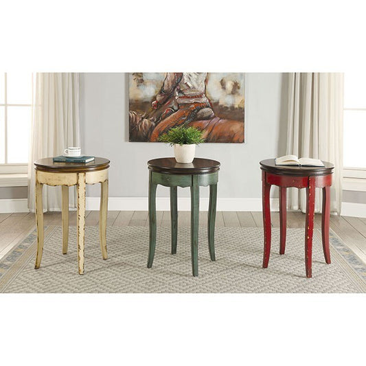  Furniture of America Molly End Table CM-AC150RD IMAGE 1