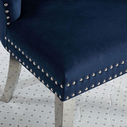 Furniture of America Jewett CM-AC261NV-2PK Wingback Chair (2/CTN) IMAGE 3