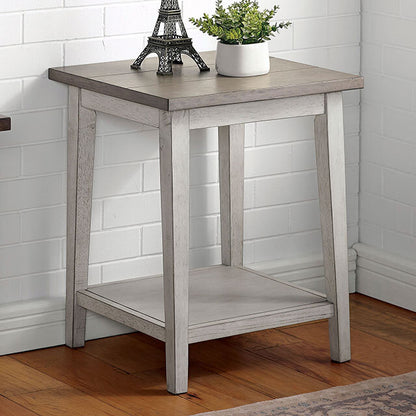  Furniture of America Banjar End Table CM-AC361GY IMAGE 1