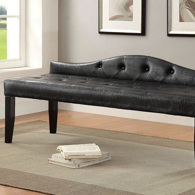 Furniture of America Alipaz CM-BN6796BK-L Bench IMAGE 1