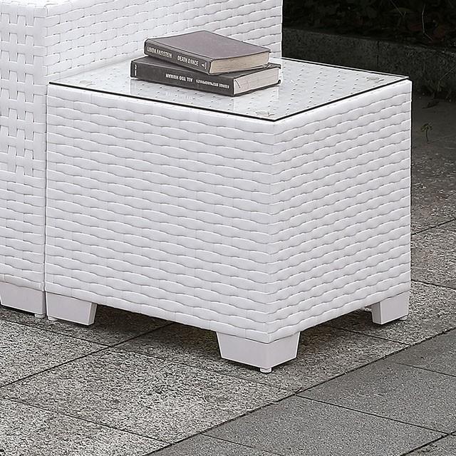  Furniture of America Somani End Table CM-OS2128WH-L IMAGE 1