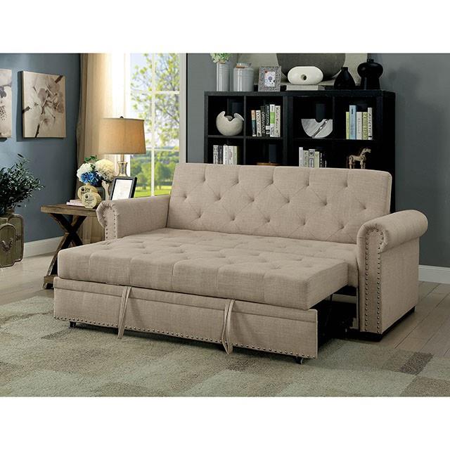 Furniture of America Iona CM2603-PK Futon Sofa IMAGE 2