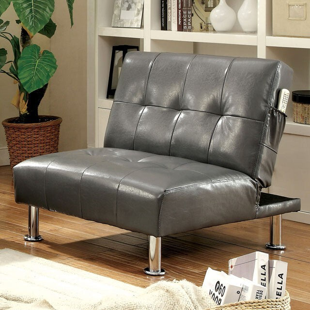  Furniture of America Bulle Futon CM2669GY-CH IMAGE 3