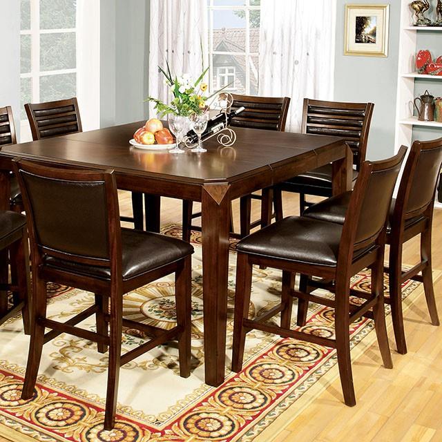  Furniture of America Square Shefield Counter Height Dining Table CM3035PT IMAGE 1
