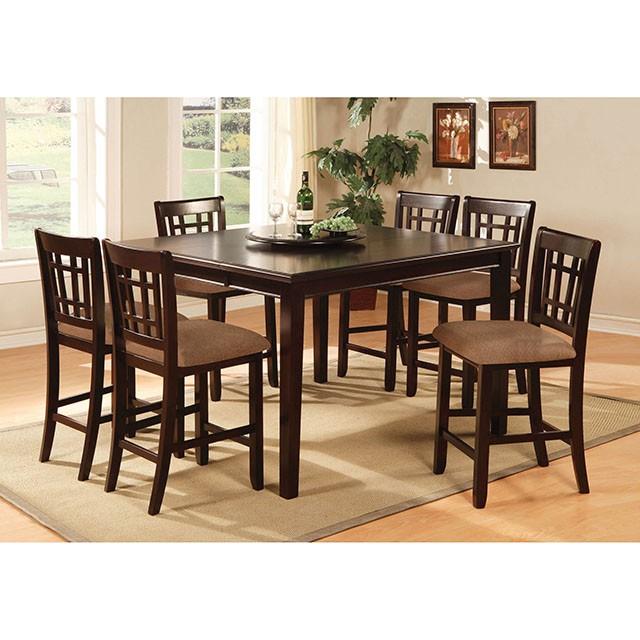 Furniture of America Central Park CM3100PT Square Counter Ht. Table IMAGE 2