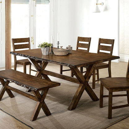  Furniture of America Woodworth Dining Table CM3114T IMAGE 2