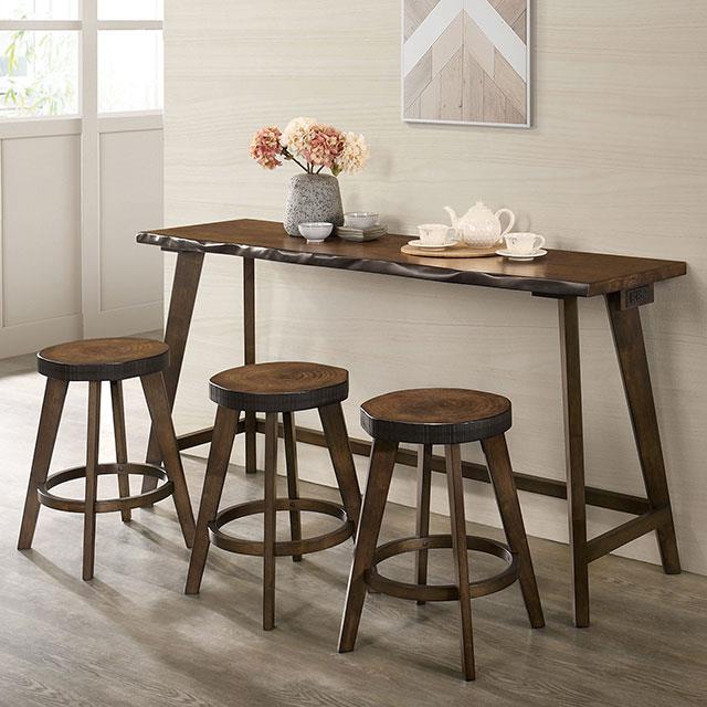  Furniture of America Missoula CM3129PT-4PK 4 Pc. Counter Ht. Set IMAGE 1
