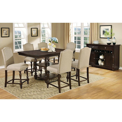  Furniture of America Hurdsfield Counter Height Dining Chair CM3133PC-2PK IMAGE 3