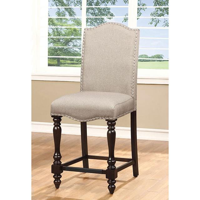  Furniture of America Hurdsfield Counter Height Dining Table with Pedestal Base CM3133PT IMAGE 3