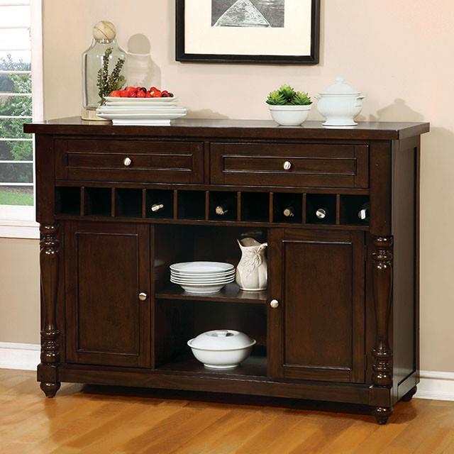  Furniture of America Hurdsfield Counter Height Dining Table with Pedestal Base CM3133PT IMAGE 4