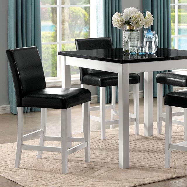 Furniture of America Mathilda 5 pc Counter Height Dinette CM3143PT-5PK IMAGE 1