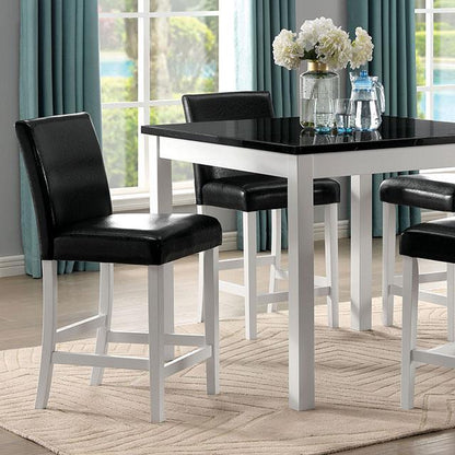  Furniture of America Mathilda 5 pc Counter Height Dinette CM3143PT-5PK IMAGE 1