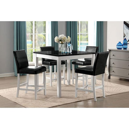  Furniture of America Mathilda 5 pc Counter Height Dinette CM3143PT-5PK IMAGE 2