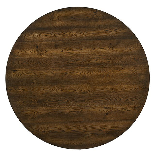  Furniture of America Round Buhl Dining Table CM3148RT IMAGE 2