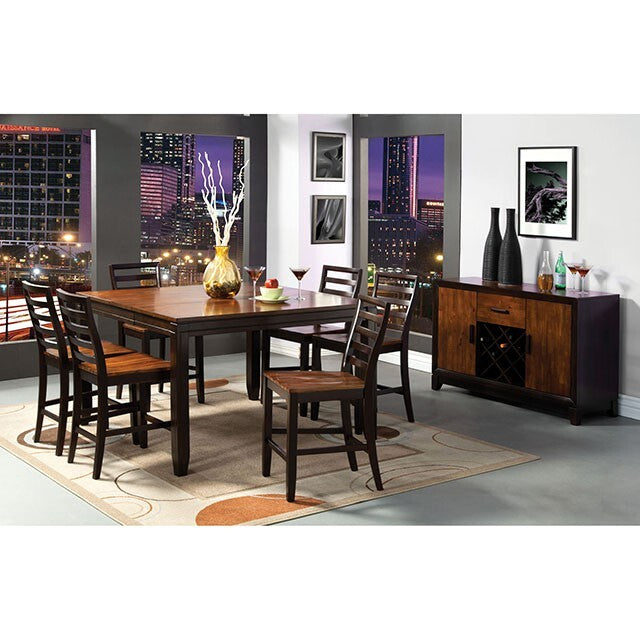  Furniture of America Square San Isabel Counter Height Dining Table CM3151PT IMAGE 2
