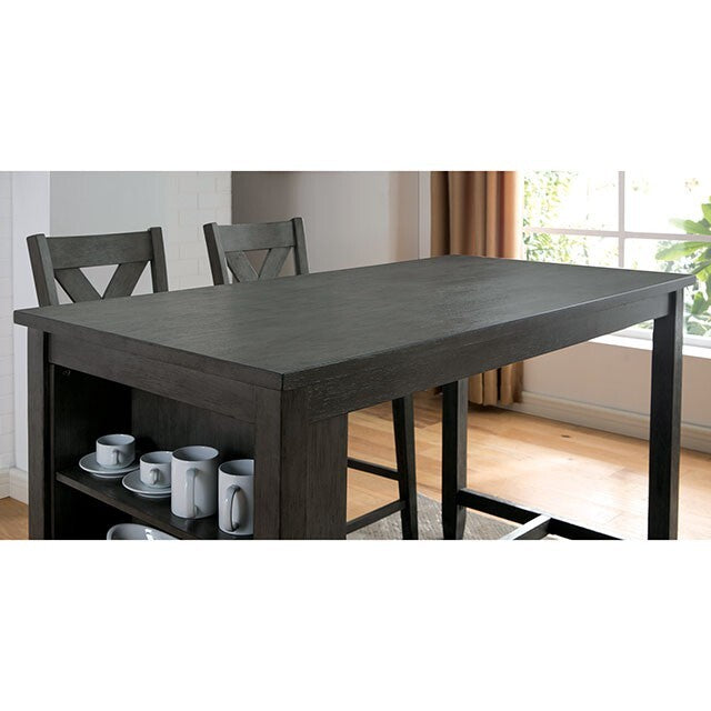  Furniture of America Lana Counter Height Dining Table CM3153GY-PT IMAGE 4