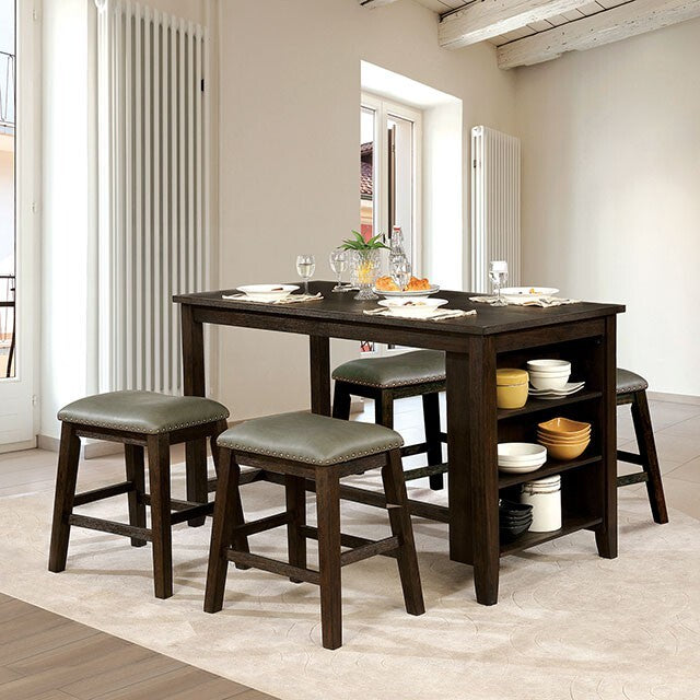  Furniture of America Lana Counter Height Dining Table CM3153GY-PT IMAGE 5