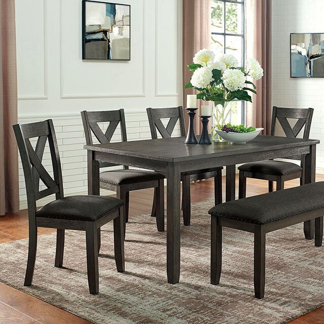  Furniture of America Cilgerran Dining Table CM3153GY-T IMAGE 1