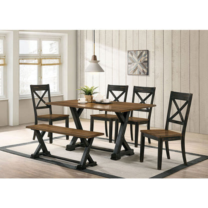  Furniture of America Yensley Bench CM3167A-BN IMAGE 2