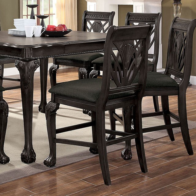  Furniture of America Petersburg Counter Height Dining Chair CM3185DG-PC-2PK IMAGE 1