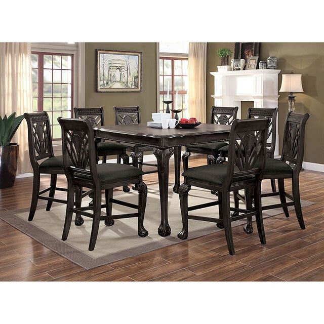  Furniture of America Petersburg Counter Height Dining Table CM3185DG-PT IMAGE 2
