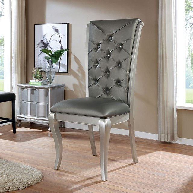  Furniture of America Amina Stationary Leather Accent Chair CM3219XL IMAGE 1