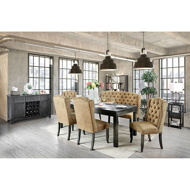  Furniture of America Sania Server CM3324BK-SV-VN IMAGE 5
