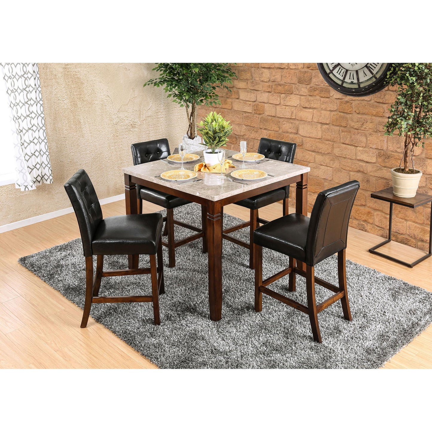  Furniture of America Marstone Counter Height Dining Chair CM3368PC-2PK IMAGE 2