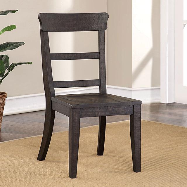 Furniture of America Leonidas CM3389BK-SC-2PK Side Chair (2/Box) IMAGE 1