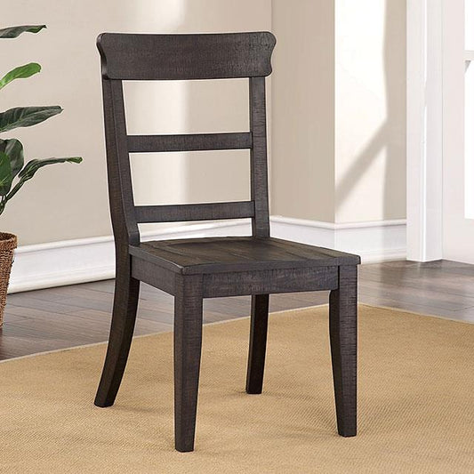 Furniture of America Leonidas CM3389BK-SC-2PK Side Chair (2/Box) IMAGE 1