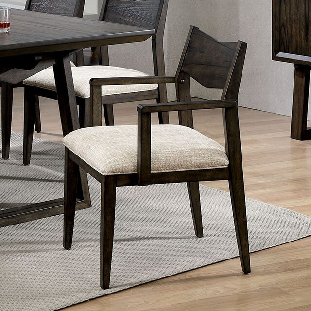 Furniture of America Meridian CM3398AC-2PK Arm Chair IMAGE 1