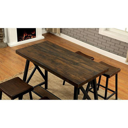 Furniture of America Lainey CM3415PT COUNTER HT. TABLE IMAGE 1