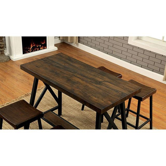 Furniture of America Lainey CM3415PT COUNTER HT. TABLE IMAGE 1