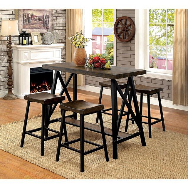 Furniture of America Lainey CM3415PT COUNTER HT. TABLE IMAGE 2