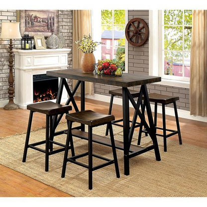 Furniture of America Lainey CM3415PT COUNTER HT. TABLE IMAGE 2