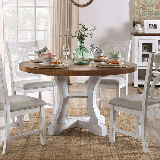 Furniture of America Auletta CM3417RT Round Table IMAGE 1