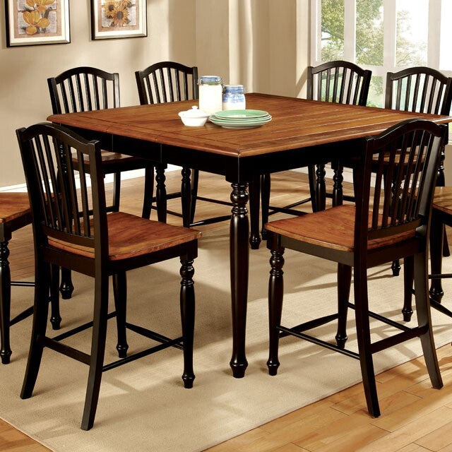  Furniture of America Square Mayville Counter Height Dining Table CM3431PT IMAGE 3