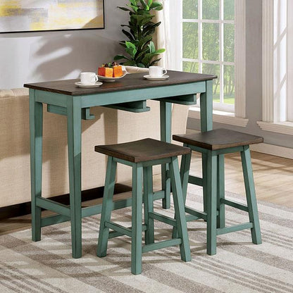  Furniture of America Elinor CM3475GR-PT-3PK Bar Table Set IMAGE 1
