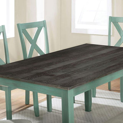  Furniture of America Anya 7 pc Dinette CM3476GR-T-7PK IMAGE 3